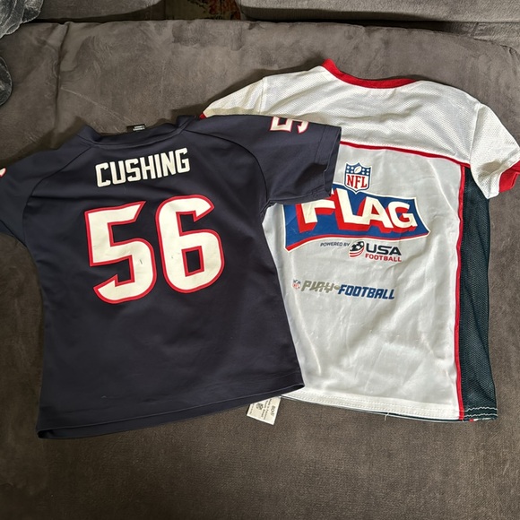 2 item bundle of Houston Texans jerseys.   1- Cushing and 1- Flag Football. - Picture 2 of 3